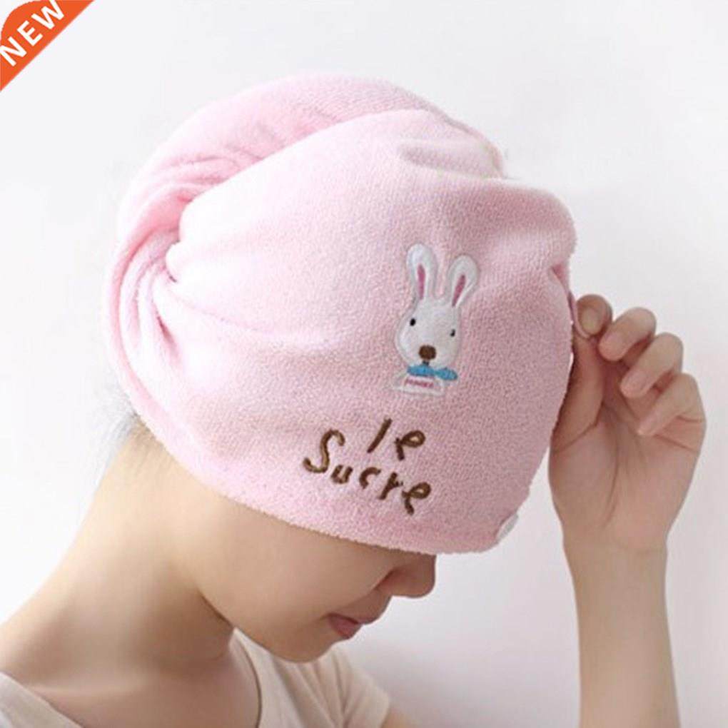 Shower Cap Microfiber Bath Quick Dry Hair Towel for Drying L