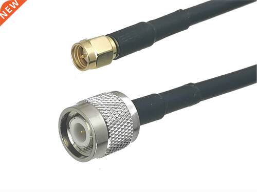 1Pcs RG58 TNC Male plug to SMA Male Plug Straight Connector