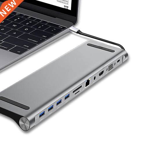 USB C Hub, USB-C Laptop Docking Station, Type C Port PD SD T