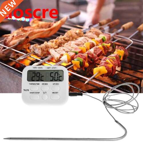 Digital BBQ Thermometer Cooking Meat Food Oven Grill Kitchen