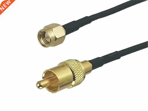 RG174 SMA Male Plug to RCA TV Male plug Connector RF Coaxial