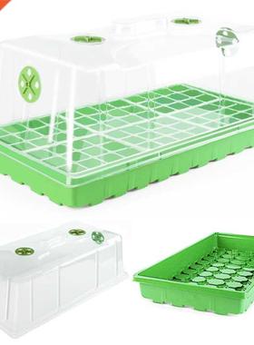6/12 Hole Seedling Box With Adjustable Ventilation Cover See