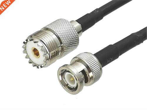 RG58 UHF SO239 Female Jack to BNC Male Plug Connector RF Coa