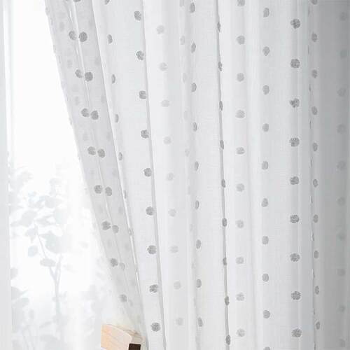 Snowflake White Tulle Curtains For Living Room Bedroom D Pl