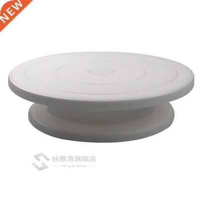 Plstic Cke Plte Turntble Rotting Rotry Stnd Cke Pn