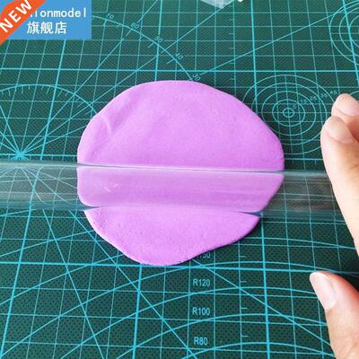 2 Pieces Polymer Clay Crafts Acrylic Roller Hollow Rolling C