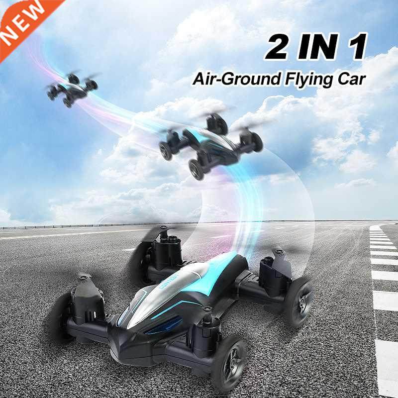 Eachne D85 2-n-1 RC Drone Helcopter Land And Ar 2.4G Dua