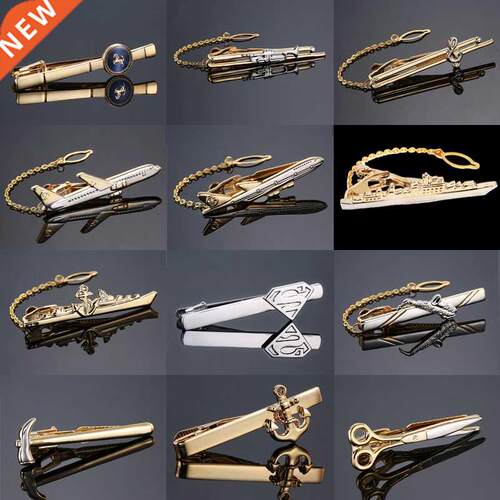 fashion Metal Men Tie Clip Gentlemen Classy Necktie Tie Bar