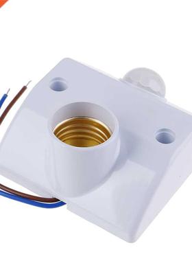 AC110-240V E27 Lamp Holder Base PIR Infrared Automatic Timer