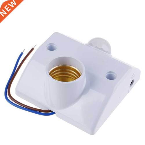 AC110-240V E27 Lamp Holder Base PIR Infrared Automatic Timer