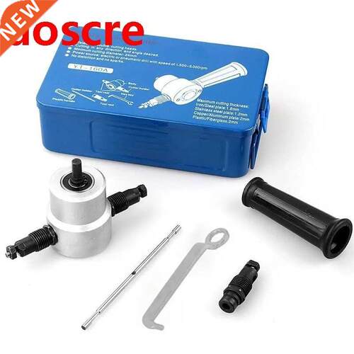 Double Head Sheet Metal Nibbler Cutter With Metal Box Drill