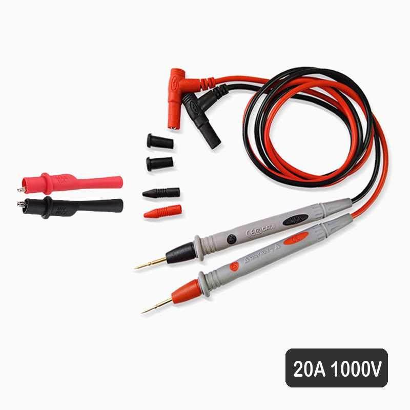 Digital Multimeter 20A max 1000V Silica Gel Probe Test Lead