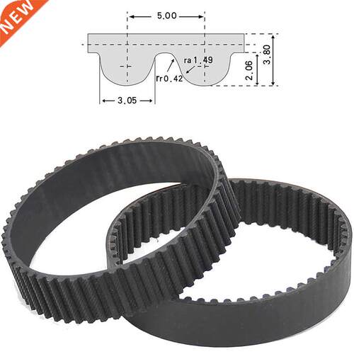 1Pcs HTD 5M-950 To 5M-1020 Closed Loop Timing Belt Rubber Sy