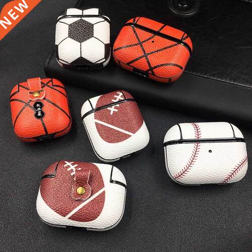 Unique Basketball Baseball Pattern Earphone Case For Airpod