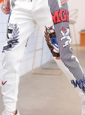 High-quality Men's New Casual Sports Pants Korean Fa