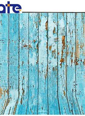 Kate Newborn Baby Backdrop Photo Blue Wooden Wall Fond Studi