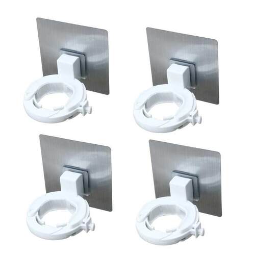 896B Soap Pump Bottle Dispenser Holder Stand 4 Pcs Self-Adhe