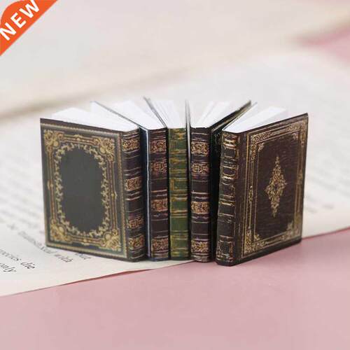 Hot！3pcs/set 2 Dollhouse Miniature Classical Book Scene Mod