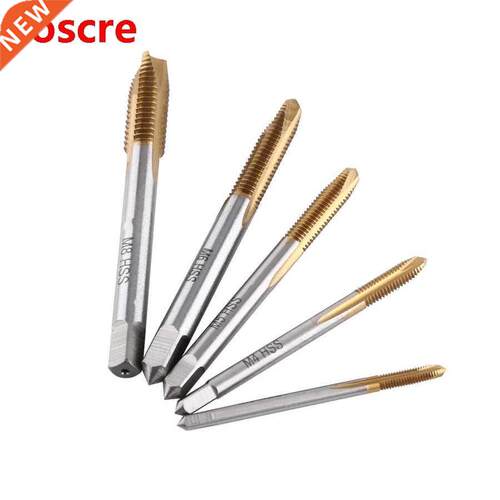 5pcs/set High Steel Thread Screw Tap Kit M3 M6 M8 Hand Tools