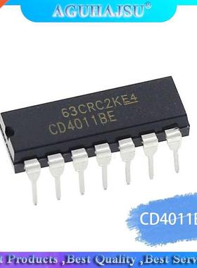 10PCS CD4011BE DIP14 CD4011 DIP Quad 2-input NAND gate logic