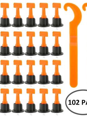 102Pcs Flat Ceramic Floor Wall Construction Tools Reusable