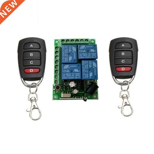 315/433 Mhz Remote Control Switch DC12 V 4 Channel Relay Mo
