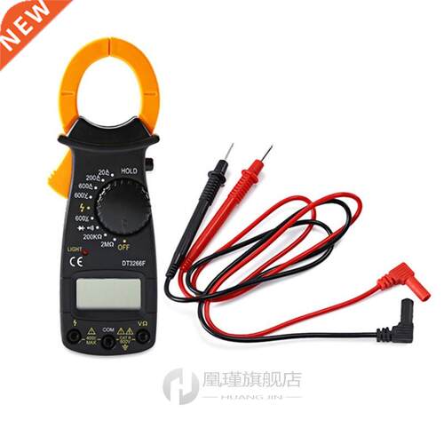 DT-266 Digital Amper Clamp Meter Multimeter NCV Current Clam