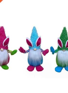 Easter Bunny Gnome Spring Gnomes Holiday Home Decoration Plu
