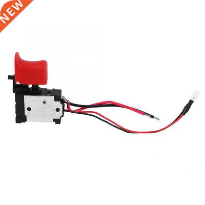 Black Adjustable CW/CCW Electric Drill Trigger Switch 7.2V-2