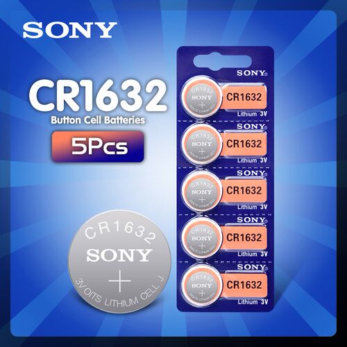 5pc/lot  Original CR1632 Button Cell Battery For Watch Car R