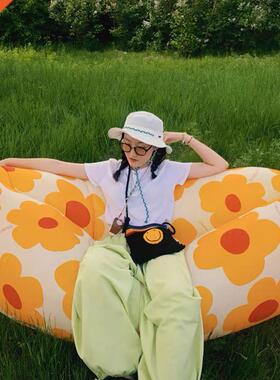 Korea Ins Portable Camp Camping Inflatable Folding Chair Bea