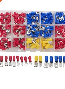 280Pcs/Box Insulated Male Female Spade Terminal Cable Lugs A