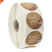 For Hand roll 1inch Labes Seal Stickers You Thank 500Pcs 100