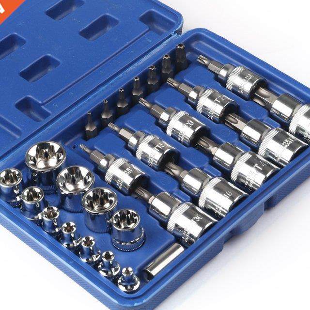 30Pcs Socket Socket Key Set Pneumatic Tool Batch Sleeve Set