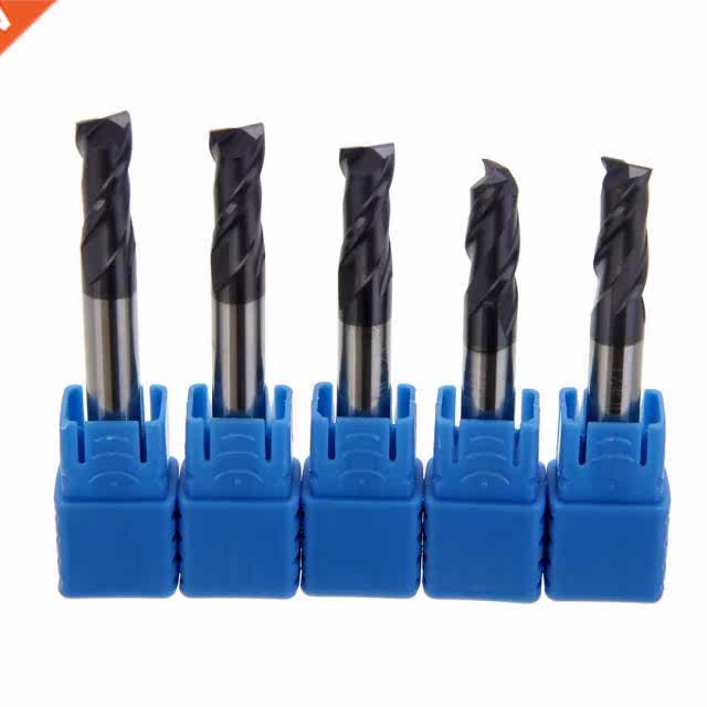 5pcs 6mm Diameter Solid Carbide End Mill 2 Flute Micrograin