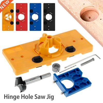 Cup Style Hinge Hole Jig Set Woodworking 35mm Concealed Hing