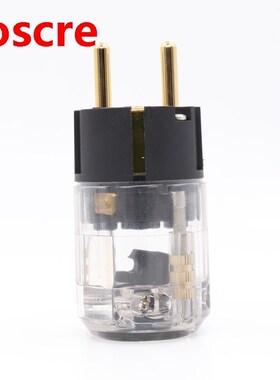 2pieces P-029E EU version hifi power plug with hifi audio po
