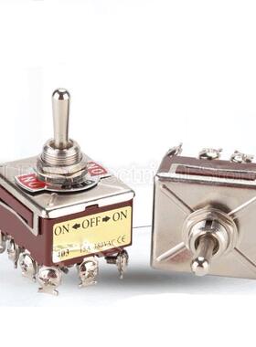 1pcs E-TEN 40 12mm Toggle Switch ON-OFF-ON Position 12Pin