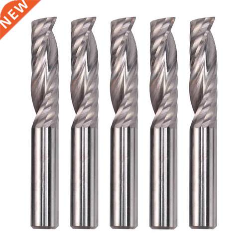 5Pcs Up Down Cut 6MM Spiral Solid Carbide CNC Router Endmill