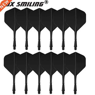 FOX SMILING Dart Flights Shafts 12PCS Integrated Dart Flight
