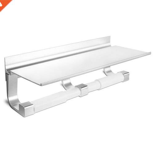 Toilet Paper Holder,Wall Mounted Double Rolls Toilet Paper R
