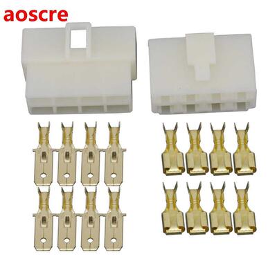 All New 8 Pin DJ7081-6.-11/21 ABS Plastic Electrical Wire C