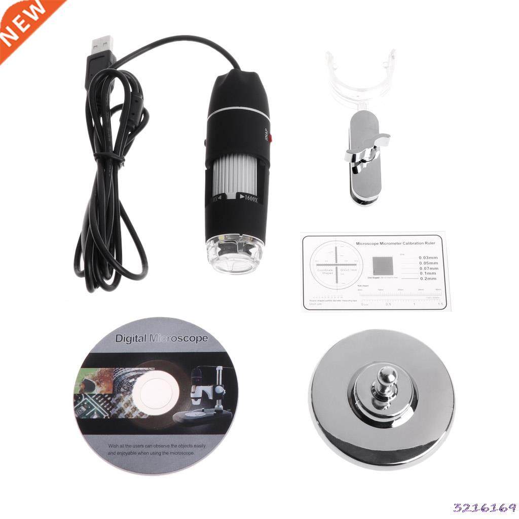1600X 2MP Zoom Microscope 8 LED USB Magnifier Endoscope Came