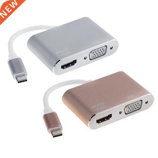 Support Converter HUB VGA HDMI USB3.1 Splitter Type