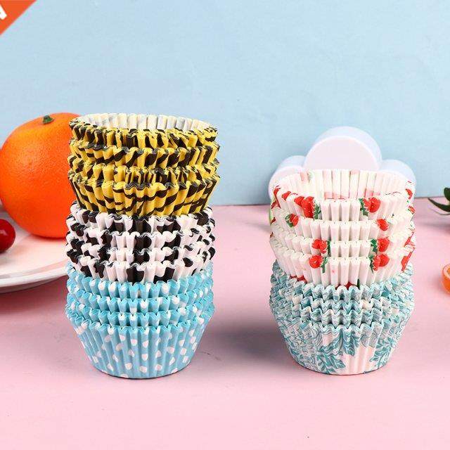 100Pcs Muffin Cupcake Paper Cups Cupcake Liner Baking Muffin