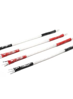 4Pcs ODIN 7N Silver plated interconnect audio jump cable wit