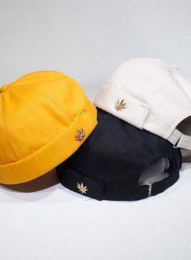 Women Men Street Trendy Beanies Landlord Caps Brimless Beani