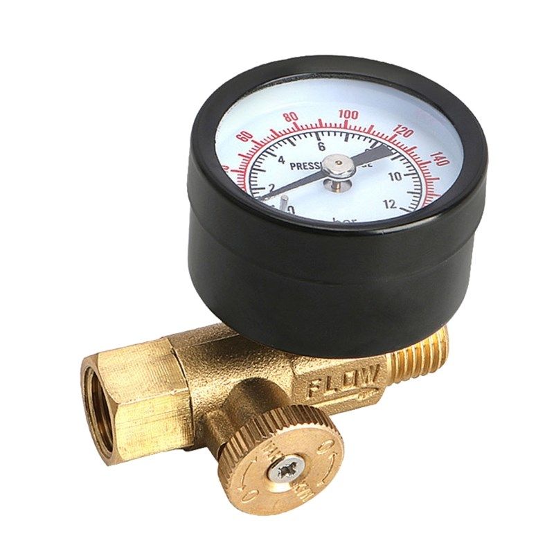 Air Pump Pressure Regulator Gauge Compression Spray Paint Ai