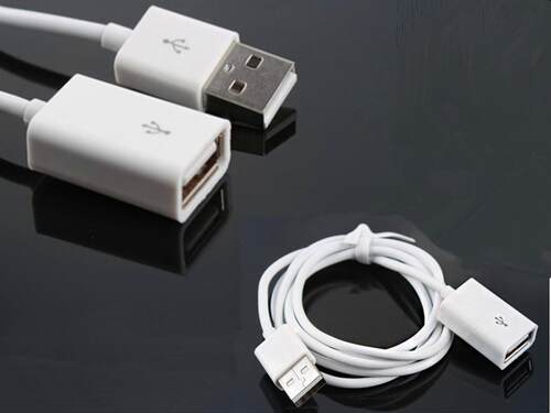 USB 2.0 A male plug to A female jack extension Cable