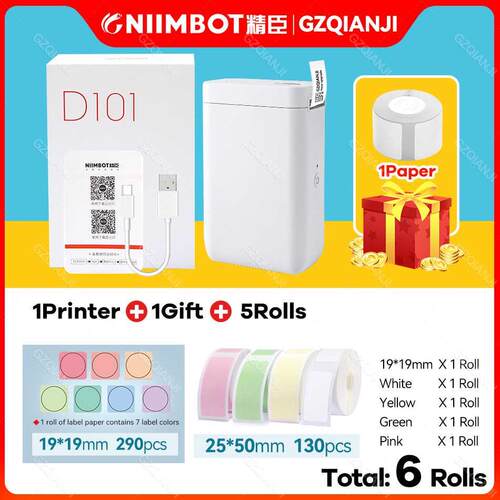 2021 Niimbot Label Printer D101 Cheapest Mini Wireless Prota